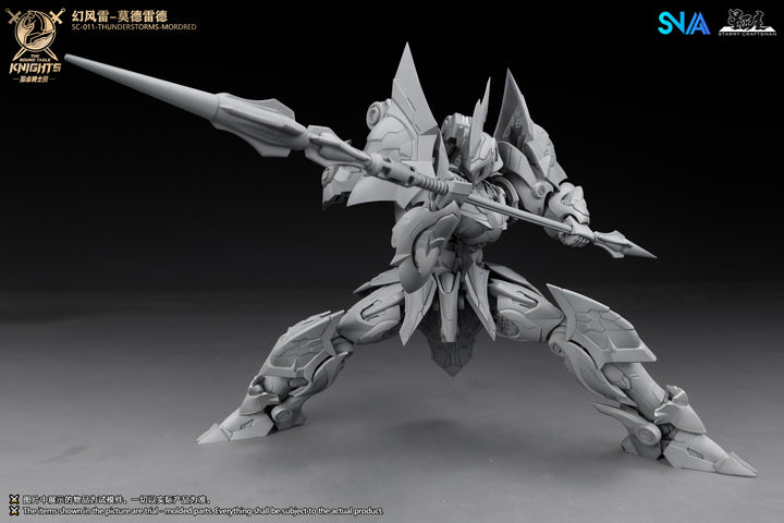 SNAA SC-011 Thunderstorms Mordred 1/144 model kit prototype view 6