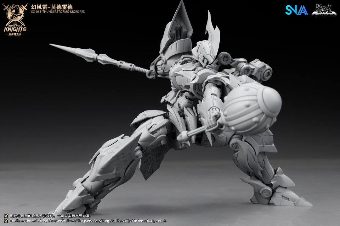 SNAA SC-011 Thunderstorms Mordred 1/144 model kit prototype view 7
