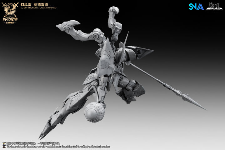 SNAA SC-011 Thunderstorms Mordred 1/144 model kit prototype view 9