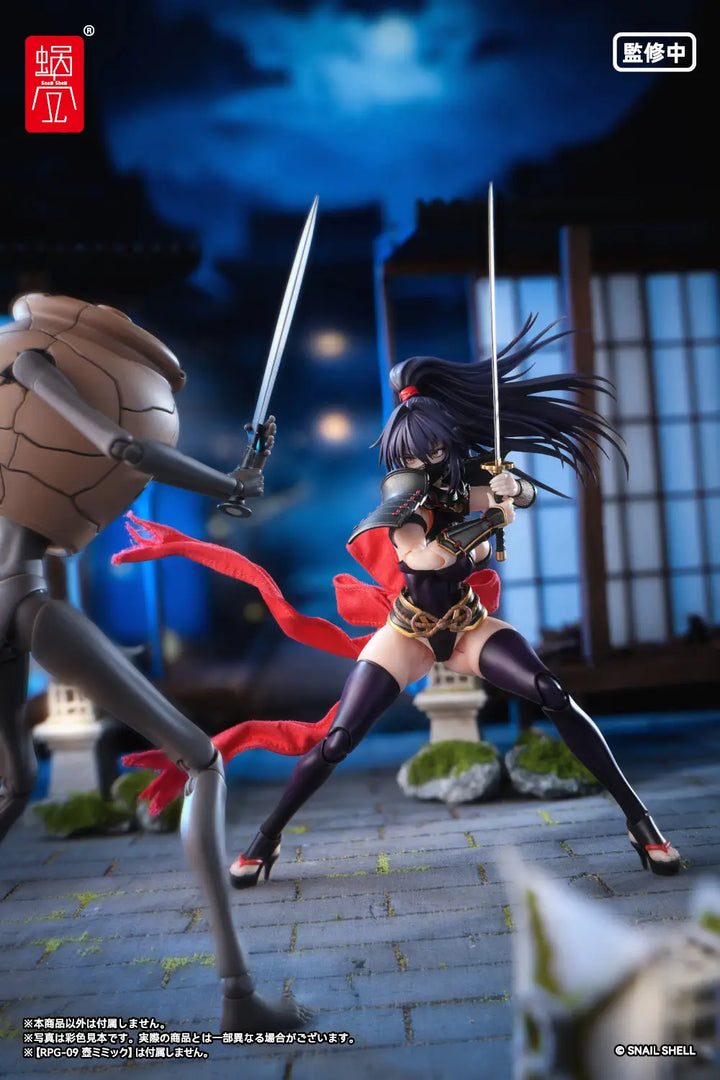 Snail Shell 1/12 RPGEX-10 Kunoichi Reppu - Display Photo 21; Optional Props Not Included