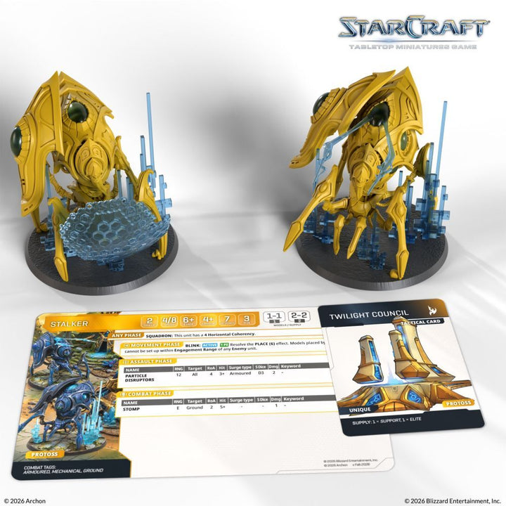 Starcraft Miniatures Games: Protoss - Stalker - Expansion Set [PRE-ORDER]