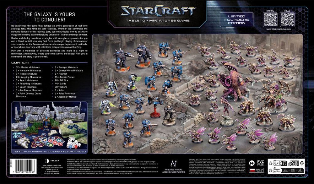 Starcraft Miniatures Games: Two Player Starter Set Founders Edition [PRE-ORDER]