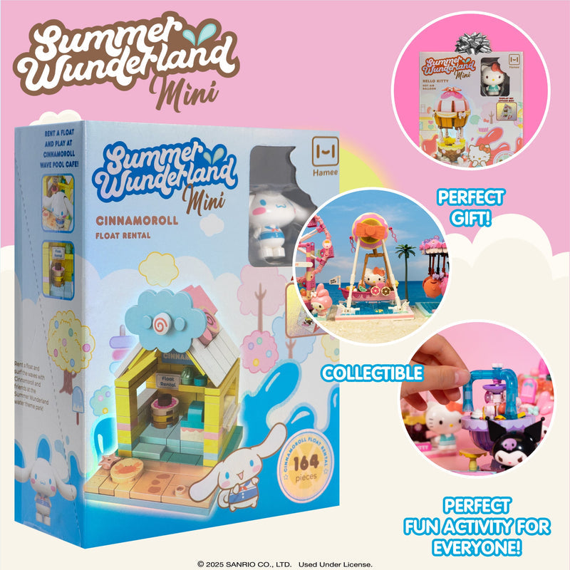 Hello Kitty - Cinnamoroll Summer Wunderland Mini Float Rental Building Blocks