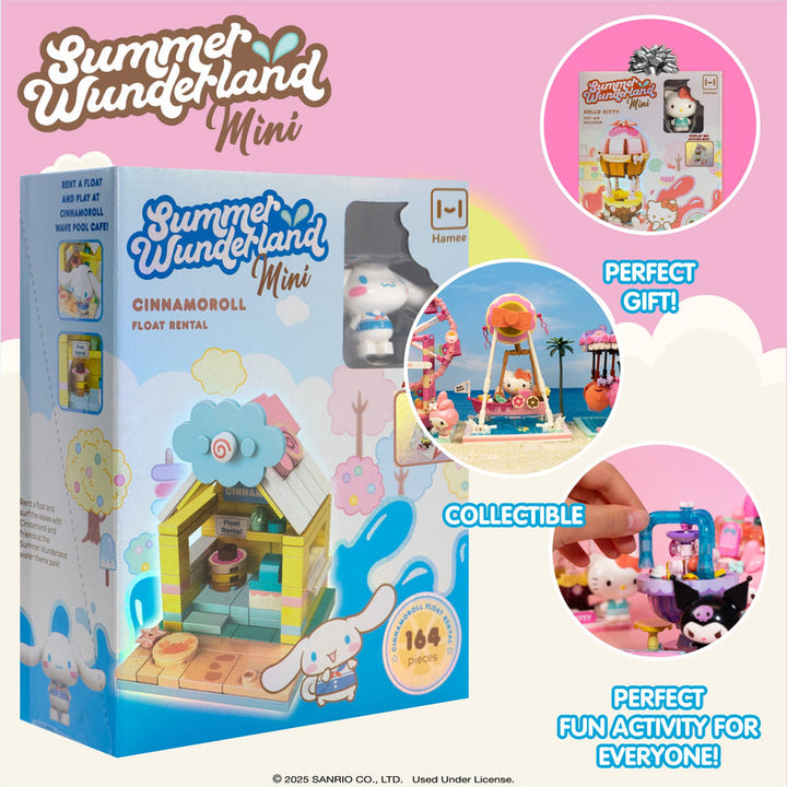 Hello Kitty - Cinnamoroll Summer Wunderland Mini Float Rental Building Blocks