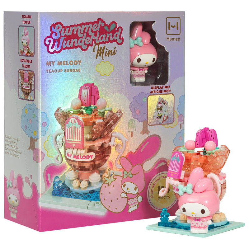 Hello Kitty - My Melody Summer Wunderland Mini Teacup Sundae Building Blocks