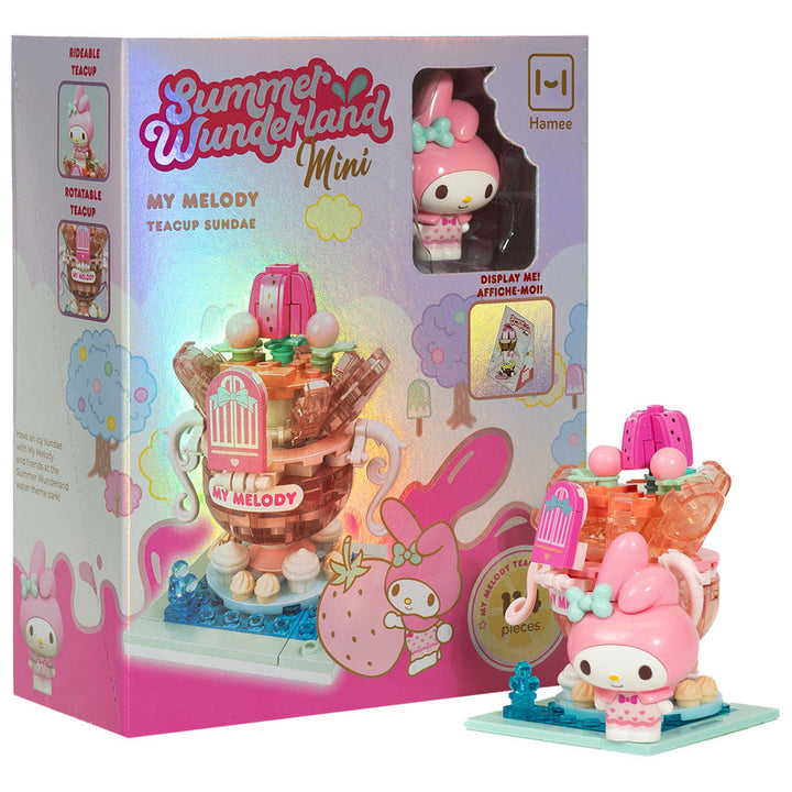 Hello Kitty - My Melody Summer Wunderland Mini Teacup Sundae Building Blocks
