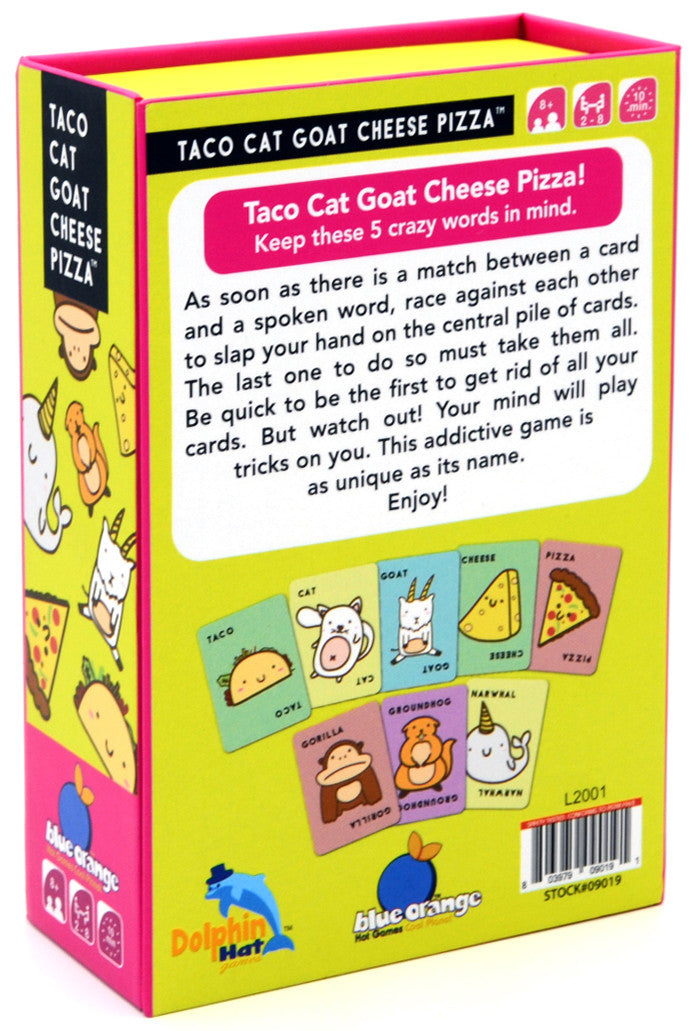 Taco Cat Goat Cheese Pizza Party Games