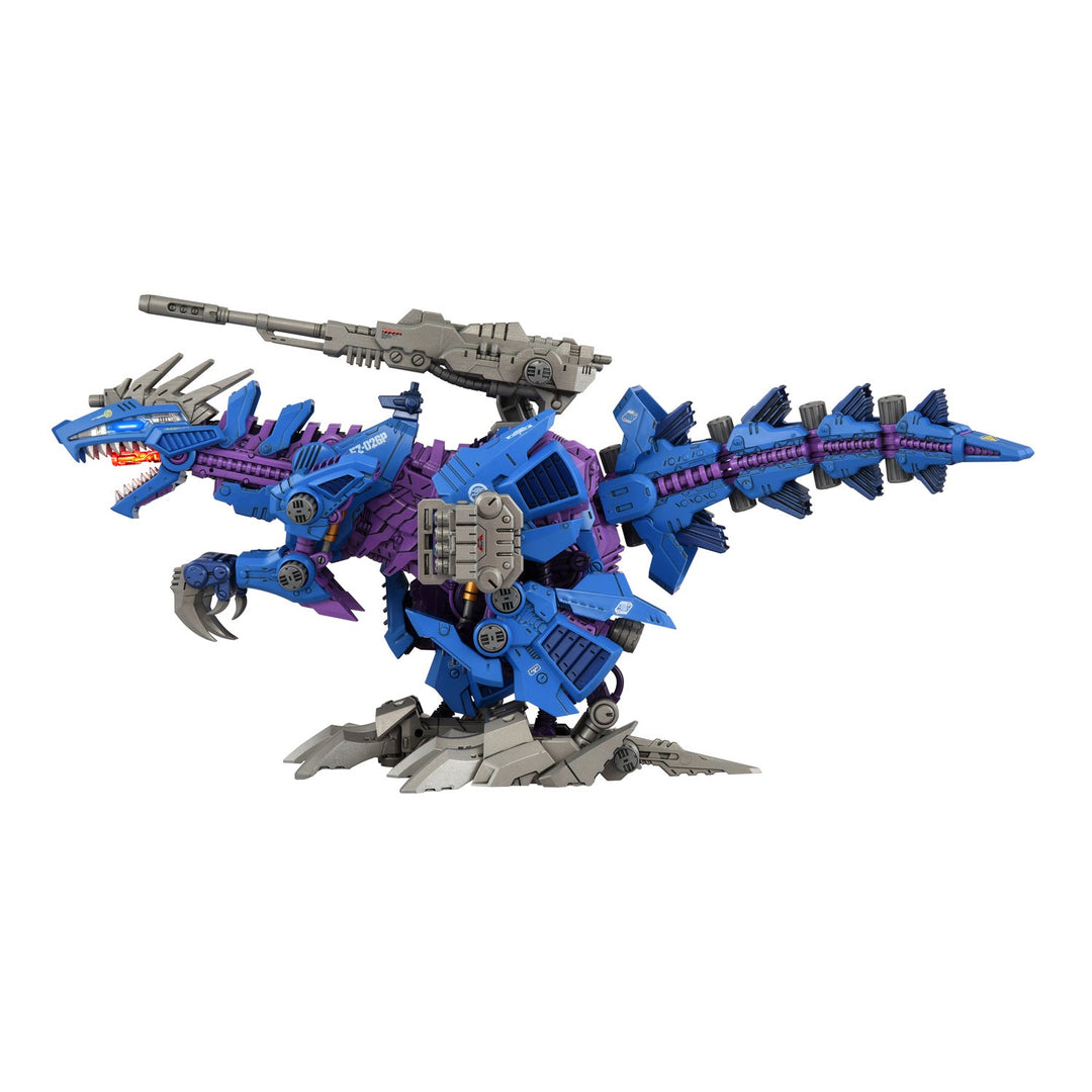Takara Tomy 1/72 Zoids AZ-15 Psycho Geno Saurer - front three-quarter walking pose