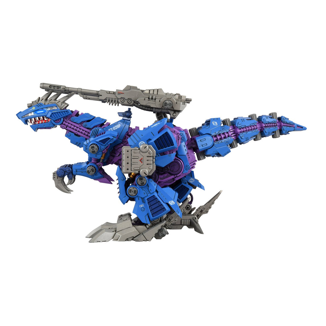 Takara Tomy 1/72 Zoids AZ-15 Psycho Geno Saurer - head and cannon detail pose