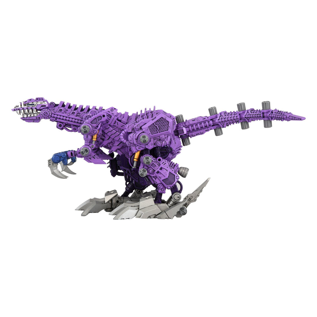 Takara Tomy 1/72 Zoids AZ-15 Psycho Geno Saurer - purple Geno Saurer side view