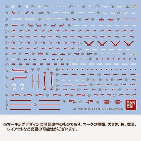 P-Bandai 1/100 MG Crossbone Gundam X-3 Ver.Ka product view 8