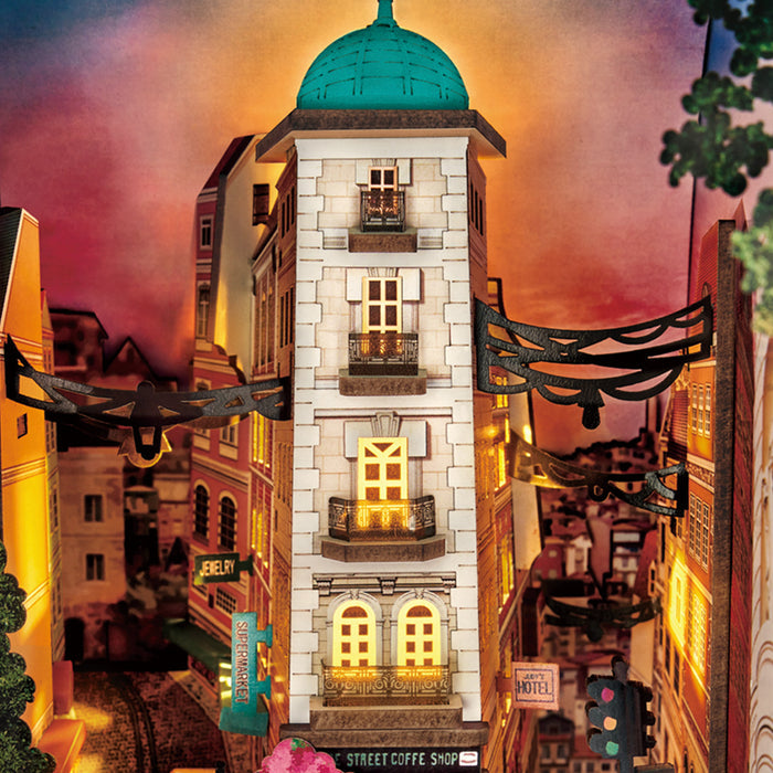 Rolife Street Scene DIY Book Nook Shelf Insert TGB13