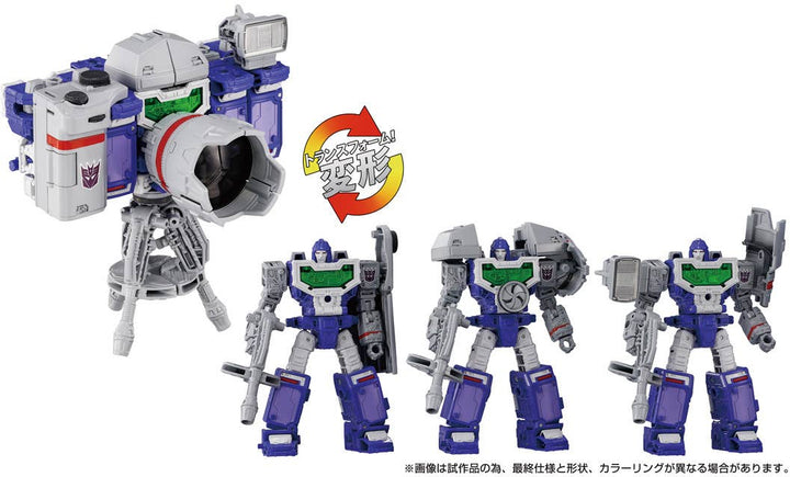 TAKARA TOMY - Transformers Dramatic Capture Series Decepticons Part 1