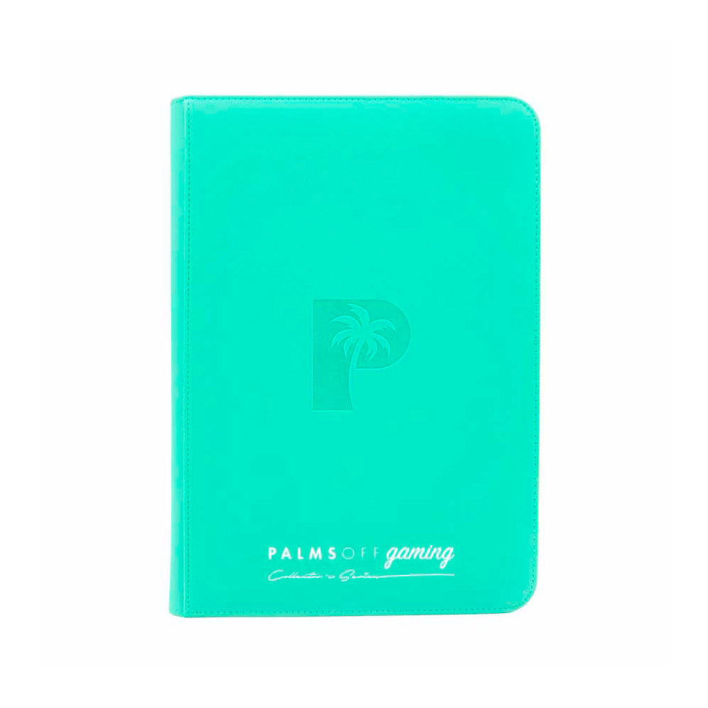 Palms Off - Collector’s Series Top Loader Zip Binder (Turquoise)