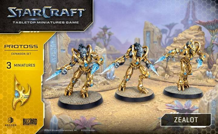 Starcraft Miniatures Games: Protoss - Zealot - Expansion Set [PRE-ORDER]