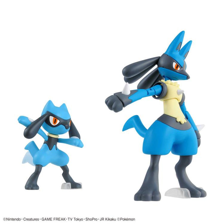 POKEMON - Model Kit Riolu & Lucario