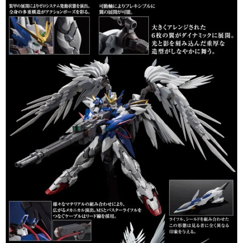 GUNDAM - 1/100 HIRM Hi-Resolution Model Wing Gundam Zero EW PRE-OWNED(BAGS UNOPEN)