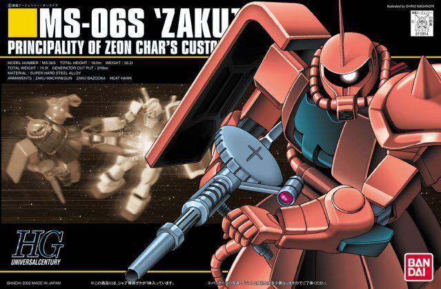 GUNDAM - 1/144 HGUC MS-06S Char's Zaku II