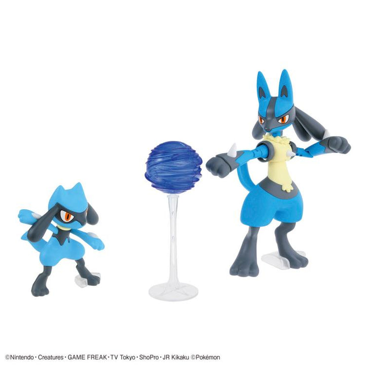 POKEMON - Model Kit Riolu & Lucario