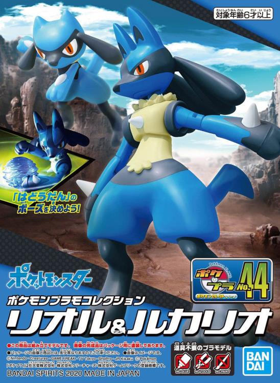 POKEMON - Model Kit Riolu & Lucario